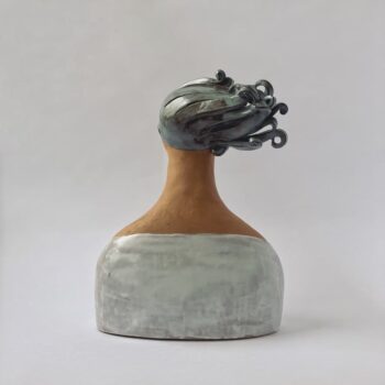 Sirocco Curly Reflections Light Blue and White