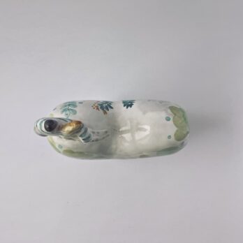 Amanti in Fiore Cuore Coppia Maiolica